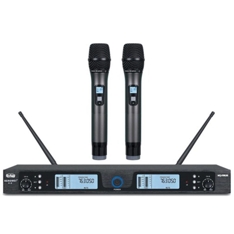 液晶可調無線麥（mài）克（kè）風（雙手持）