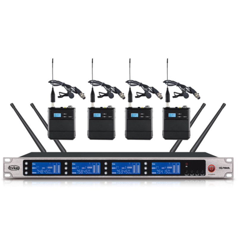 液（yè）晶可調無線麥克風（fēng）（四領夾）