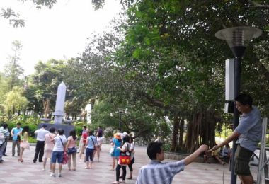 深圳市政府（fǔ）應急辦應急（jí）預警廣播係統（東和公園安置點）