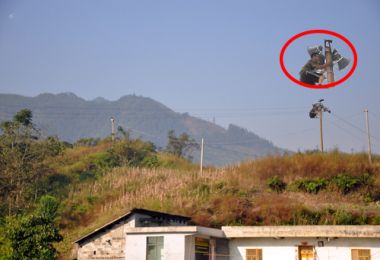 美姑縣村村（cūn）響項（xiàng）目現（xiàn）場施工